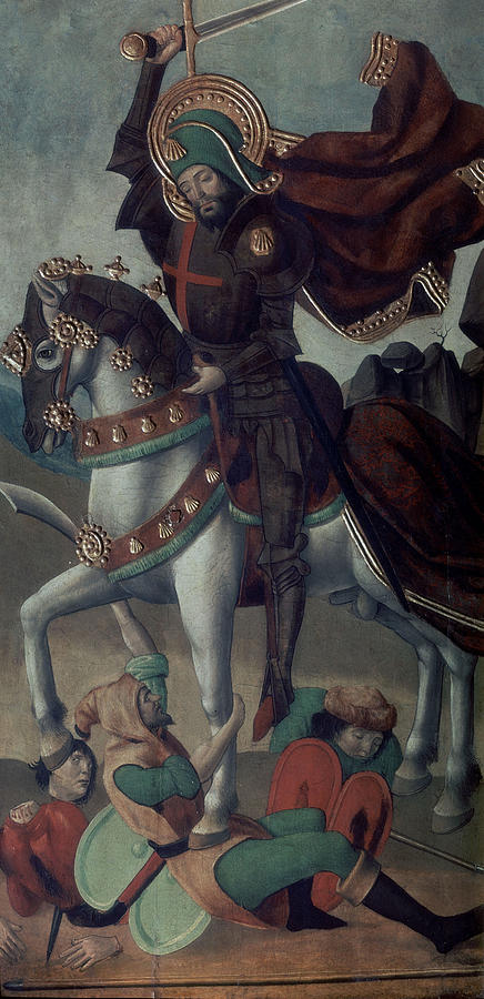 SANTIAGO MATAMOROS/ ARAGONESE GOTHIC PAINTING. james the greater ...