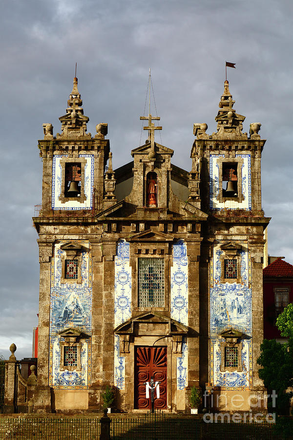 Santo Ildefonso church Porto Portugal Photograph by James Brunker