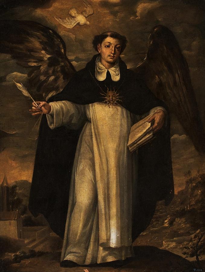 Santo Tomas de Aquino Painting by Jose Risueno