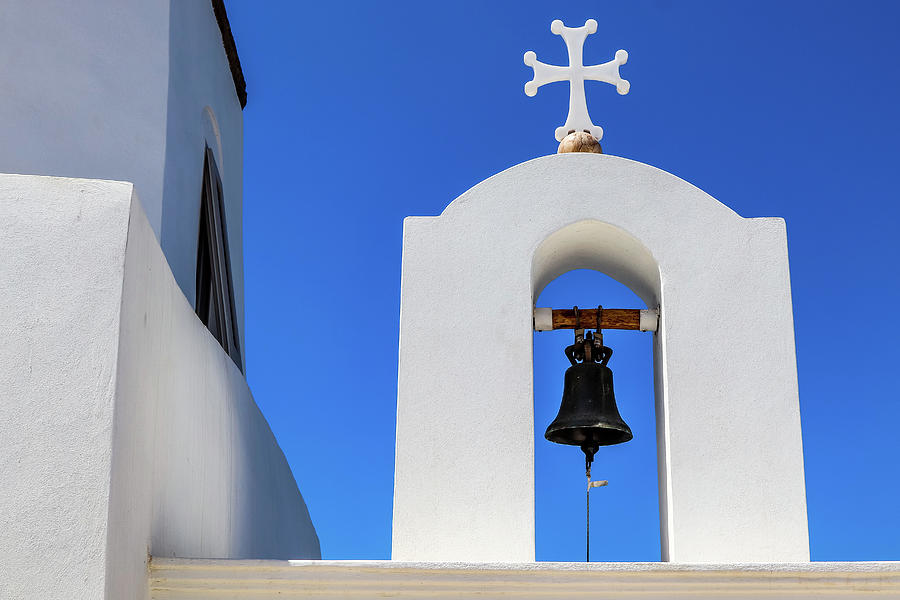 Santorini Church Bell Photograph