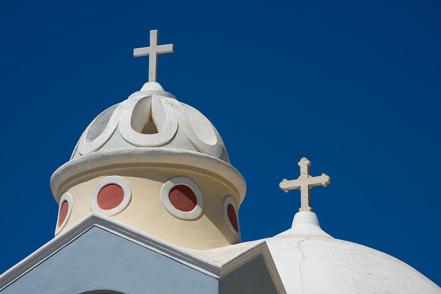 Santorini Church, Greece Photograph by Dgk123