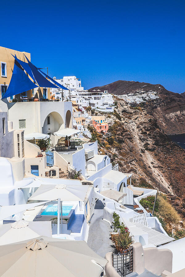 Santorini Coast Photograph by Shelby Jacobs Santorini Coast Photograph by Shelby Jacobs