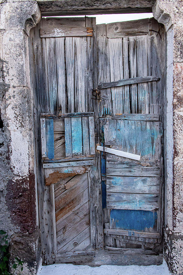 Santorini Door Photograph by Don Mennig