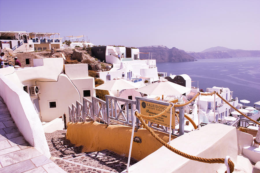 Santorini, Greece Narrow streets, Cyclades architecture hotels