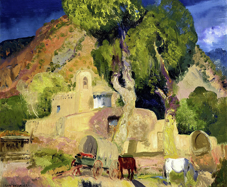 George Wesley Bellows Painting - Santuario De Chimata - Digital Remastered Edition by George Wesley Bellows George Wesley Bellows Painting - Santuario De Chimata - Digital Remastered Edition by George Wesley Bellows