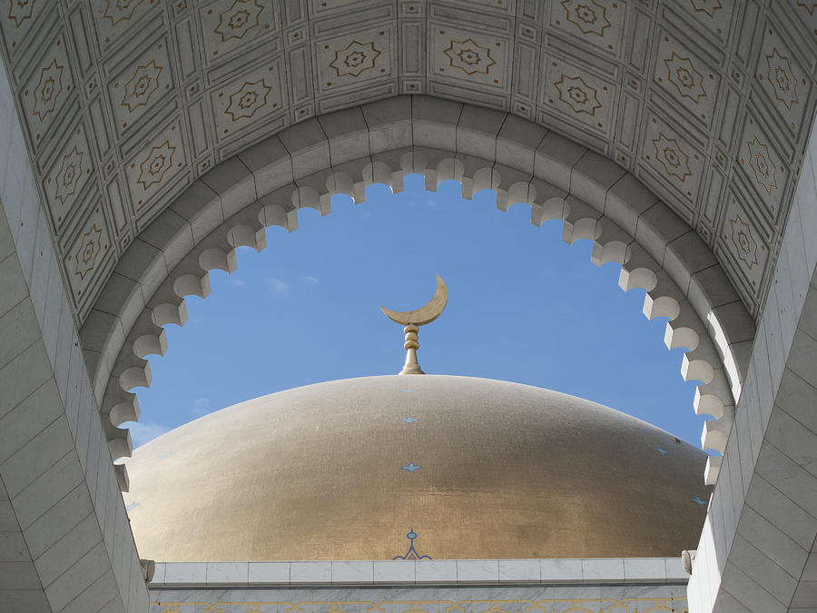 Saparmurat Niyazov (Turkmenbashi) mosque, near Ashgabat Photograph by Chris Bradley / Design Pics