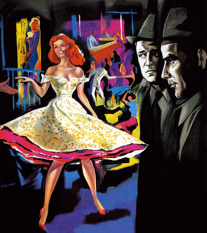 Sapphire, 1959, movie poster painting-by Georges Allard Painting by Movie World Posters