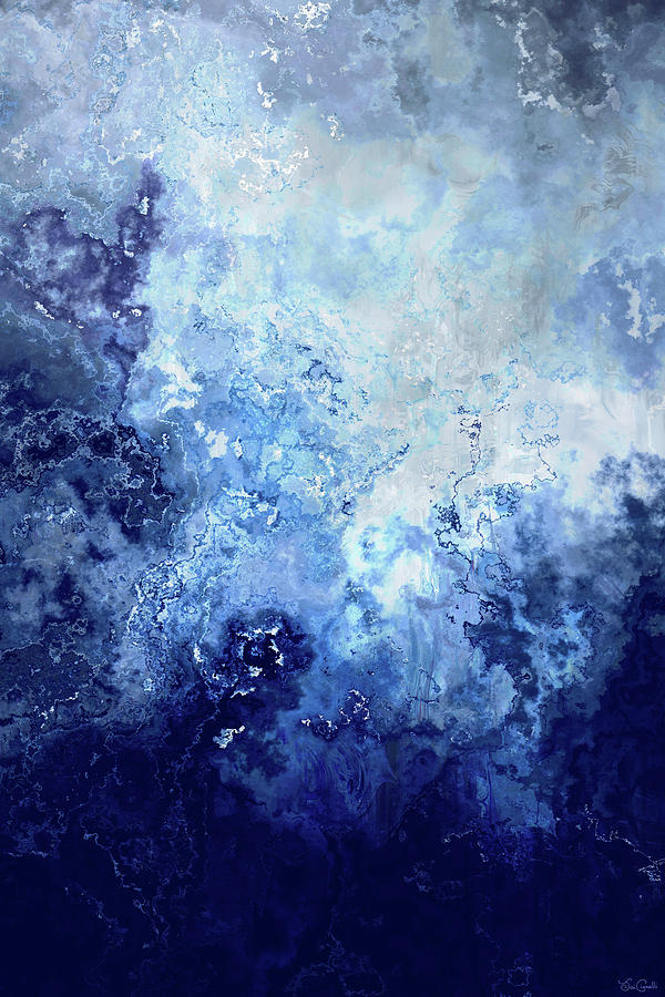 Abstract Painting - Sapphire Dream - Abstract Art by Jaison Cianelli