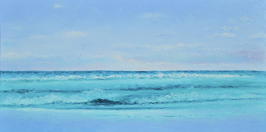 Sapphire Morning Painting by Jan Matson