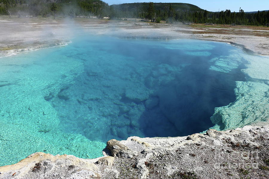 Yellowstone National Park Photograph - Sapphire Pool by Christiane Schulze Art And Photography