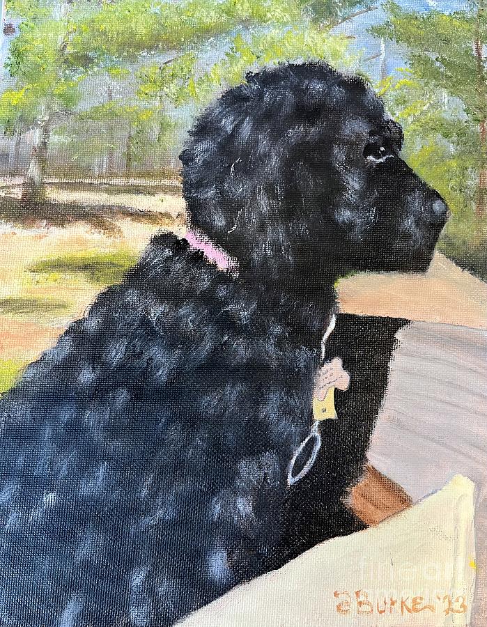 Poodle Painting - Sarafina by Austin Burke