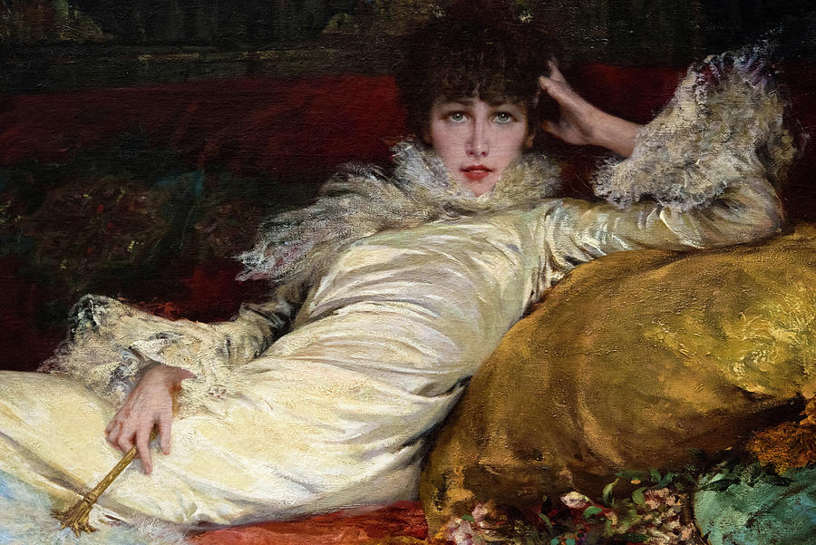 Sarah Bernhardt, French Stage Actress Painting by Georges Clairin - Pixels