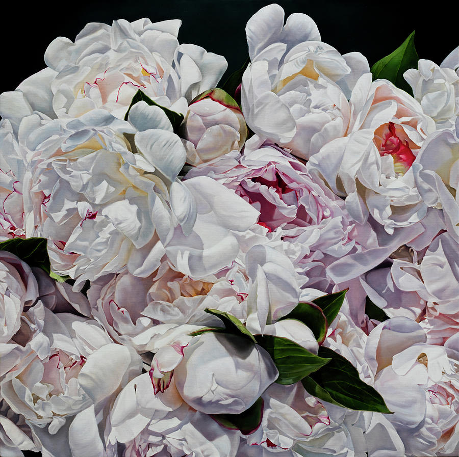 Sarah's Peonies Painting by Thomas Darnell - Fine Art America