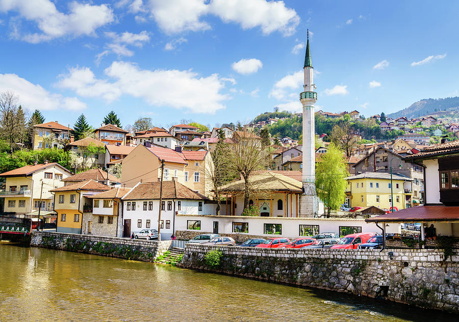 Sarajevo cityscape Photograph by Alexey Stiop