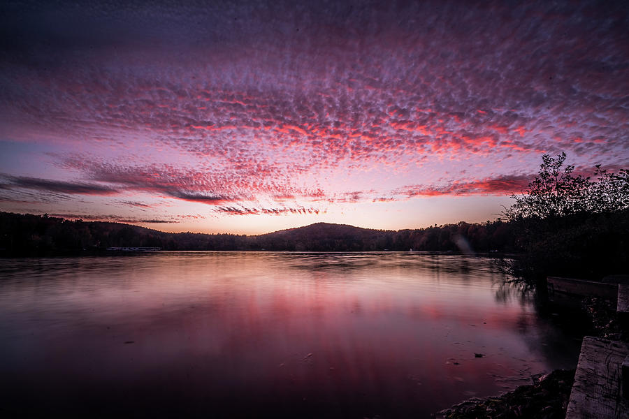 Saranac Sunset Photograph by Dave Niedbala