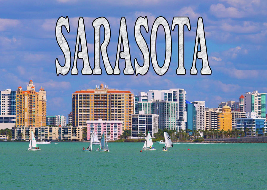 Sarasota Bayfront Postcard 1 Photograph by Robert Wilder Jr