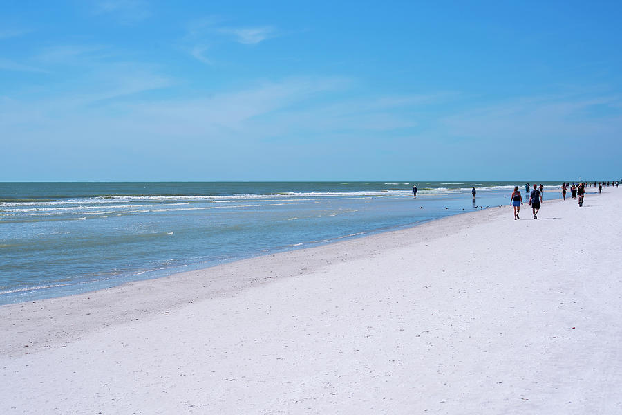 Sarasota Florida Siesta Key Siesta Beach White Sand Photograph by Toby