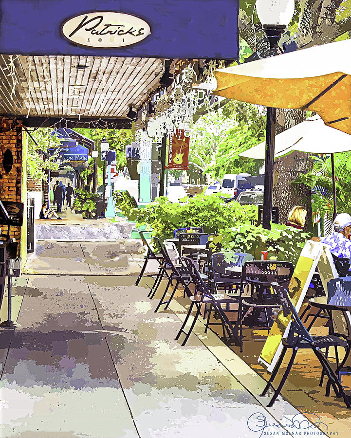 Sarasota Sidewalk Cafe Photograph by Susan Molnar