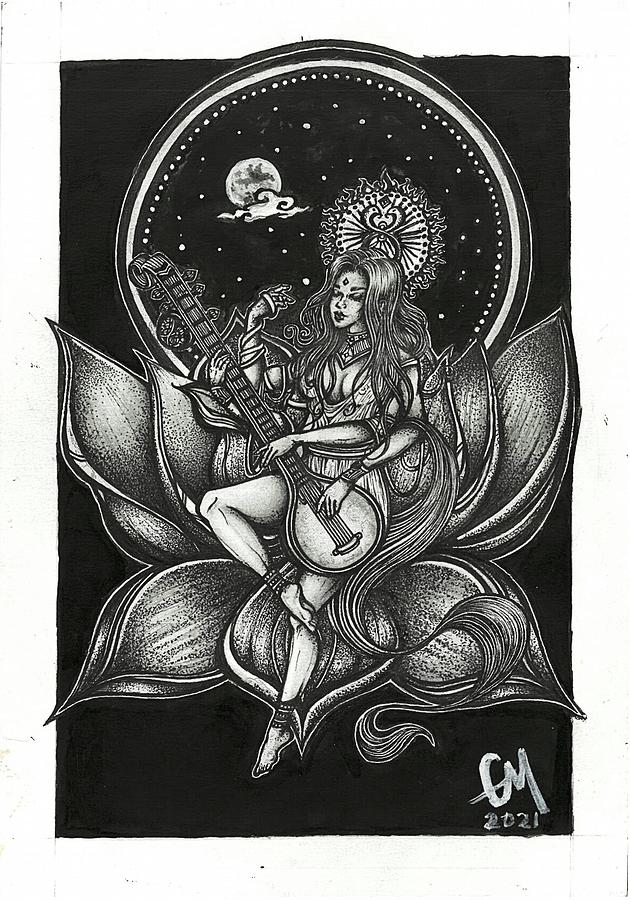 Shiva Ganesha Saraswati Drawing Coloring Book PNG - art, artwork, basant  panchami, black and white, comics ar… | Line art drawings, Art drawings,  Doodle art drawing