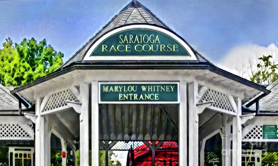 Saratoga Entrance Digital Art by CAC Graphics
