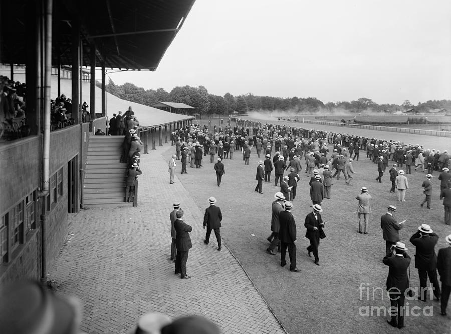 Saratoga Race Track, c1910 Photograph by Granger
