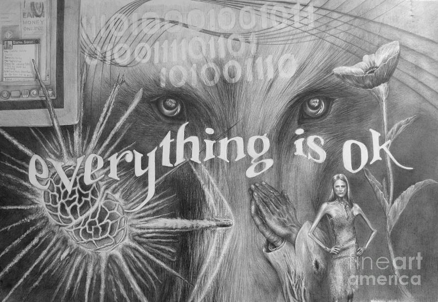Sarcasm Drawing by Cory Lind Sarcasm Drawing by Cory Lind
