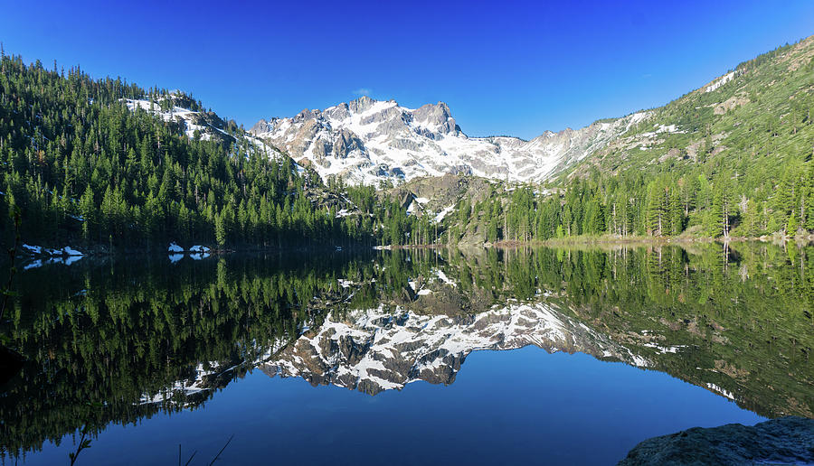 Sardine Lake Reflections Photograph by Monica Hughes Sardine Lake Reflections Photograph by Monica Hughes