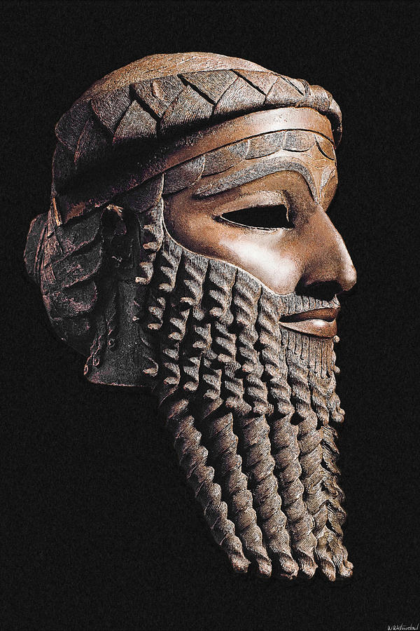 Sargon of Akkad Restored Digital Art by Weston Westmoreland