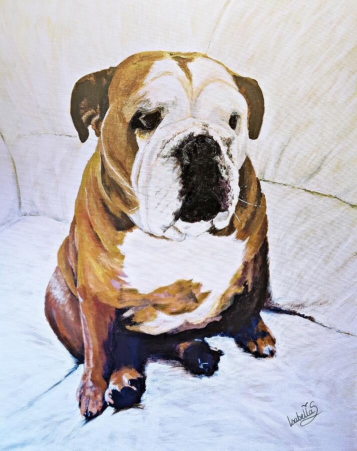 Dog Painting - Sascha by Abbie Shores