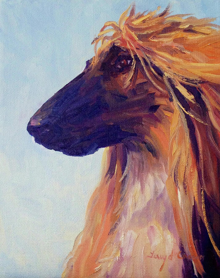 Dog Painting - Sasha by Terry Chacon