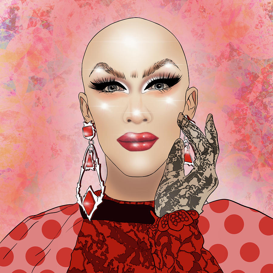 Sasha Velour Digital Art by Carlos Reis | Fine Art America