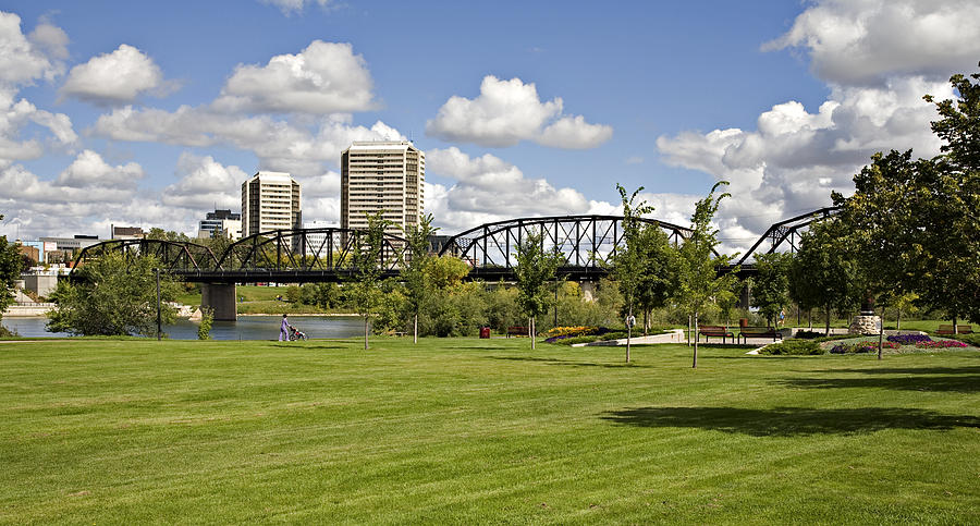 Saskatoon Dowtown Park in Summer Photograph by Dougall_Photography