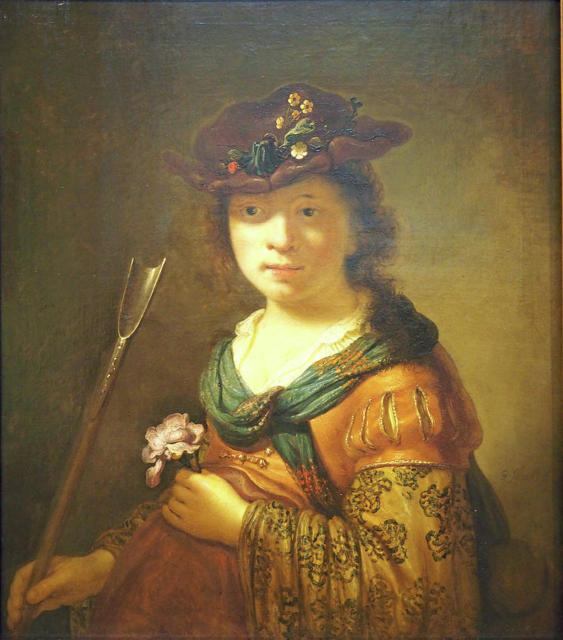 Saskia als Schaferin Painting by Govert Flinck - Fine Art America