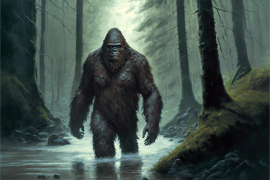 Sasquatch Creek Digital Art By Steve McKinzie Fine Art America   Sasquatch Creek Steve Mckinzie 