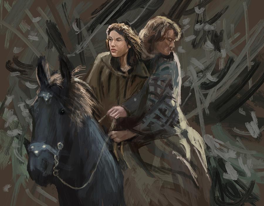 Sassenach Painting by Larry Whitler