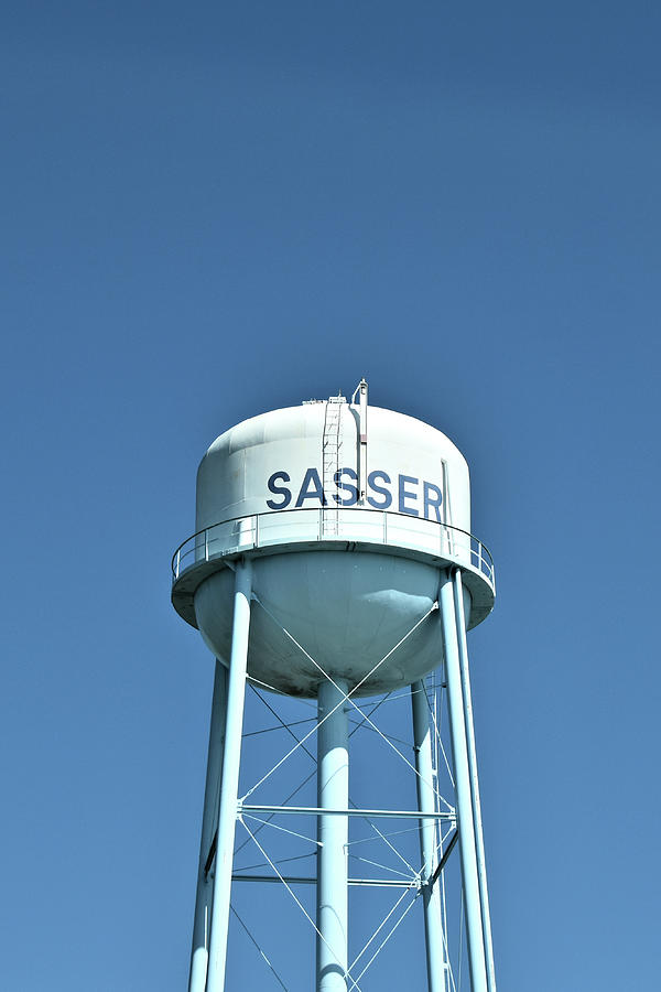 Sasser Georgia Water Tower Photograph by Kathy K McClellan