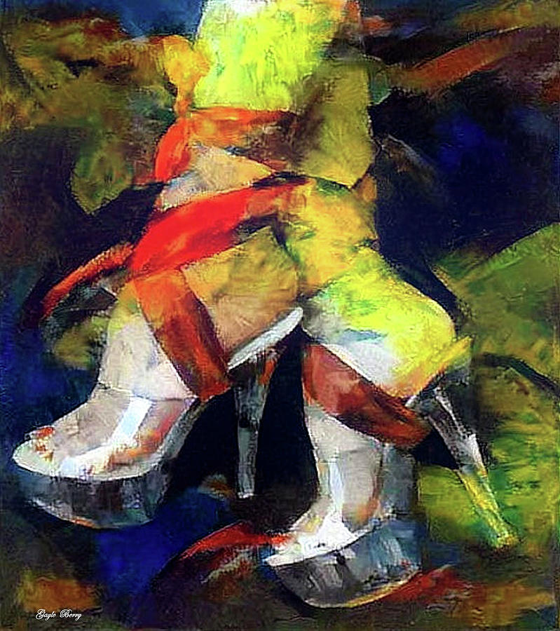 Legs Mixed Media - Sassy Heels by Gayle Berry