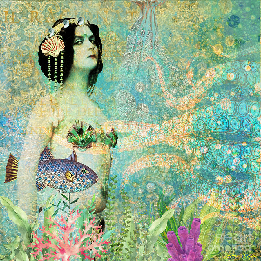 Sassy Mermaid Digital Art by Janice Leagra