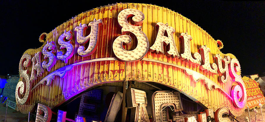 Sassy Sally S Neon Sign Photograph By Marilyn Hunt Fine Art America