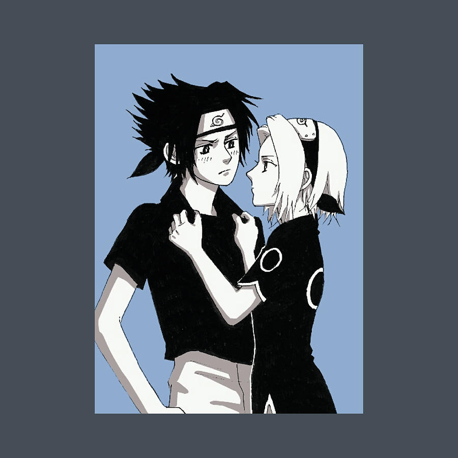 Sasusaku Brasil - Sakura com as roupas do Sasuke *u* Linda <3