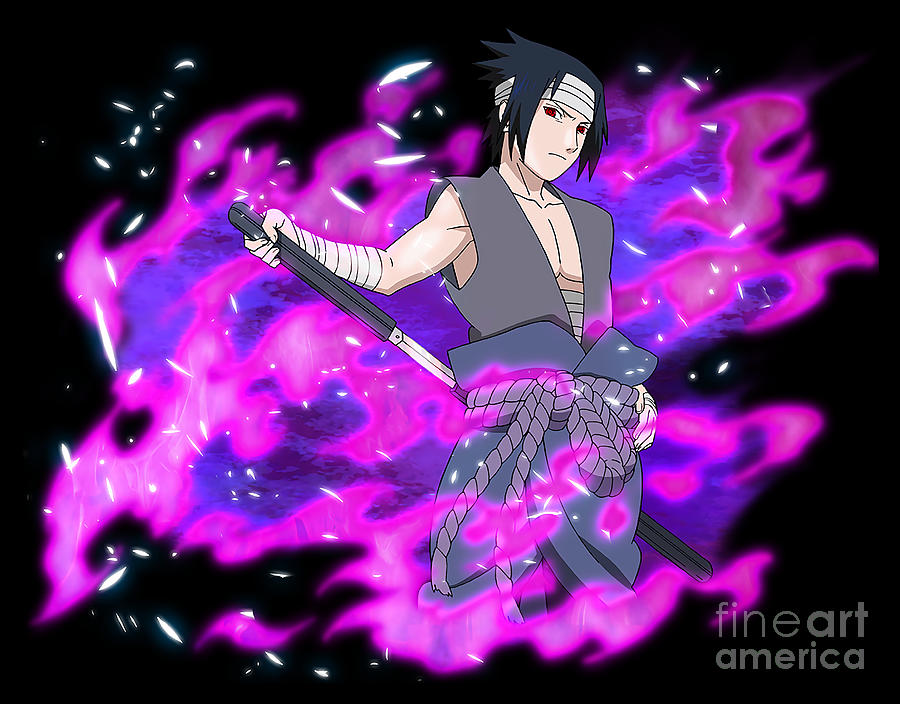 Sasuke Uchiha Digital Art by Debora Hudson - Fine Art America