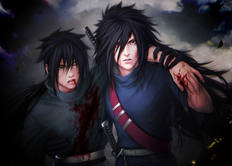 Sasuke Uchiha Madara Uchiha Uchiha Clan Digital Art by Yoyo Di