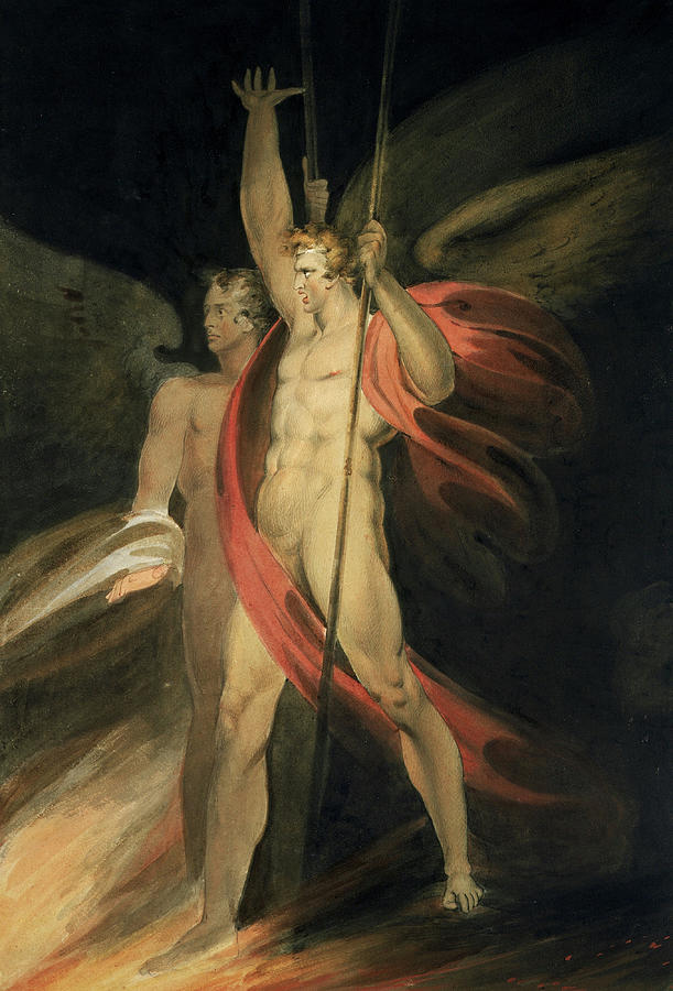 Satan Exulting Painting By Richard Westall