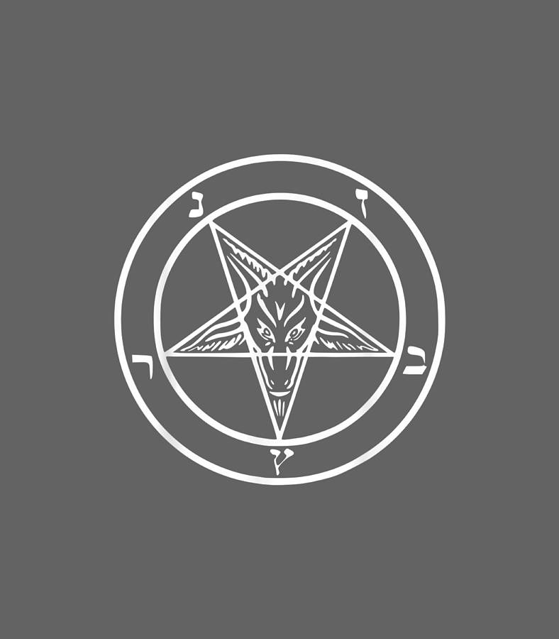 Satanic Pentagram Melting Wall Flag-satanic Wall Decor-gothic Satanic Wall  Decor 