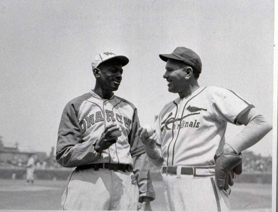 Satchel Paige and Dizzy Dean Photograph by Transcendental Graphics