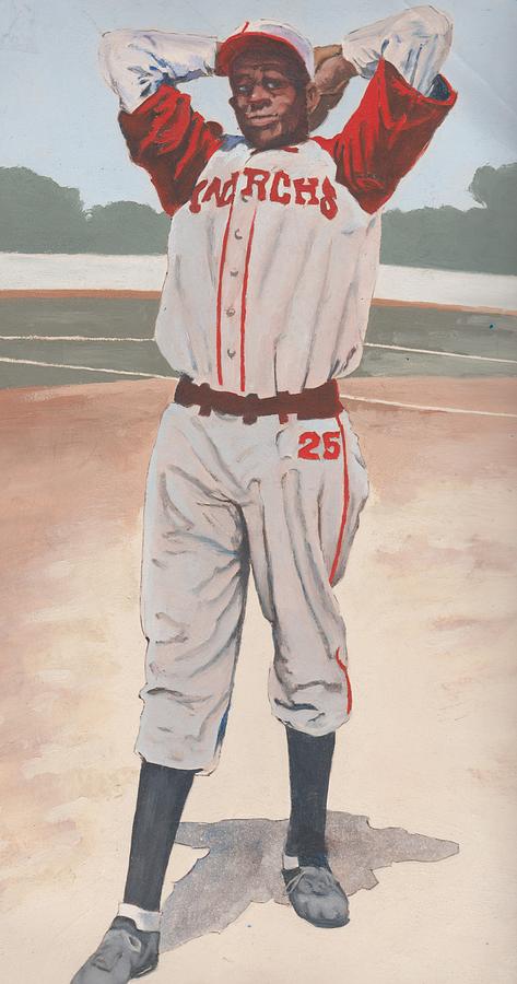 Satchel Paige Baseball Paint By Numbers