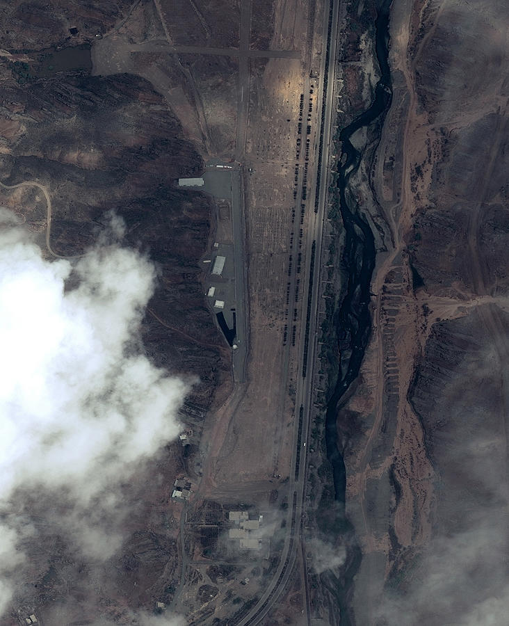 Satellite Image of Parchin, Iran Photograph by DigitalGlobe