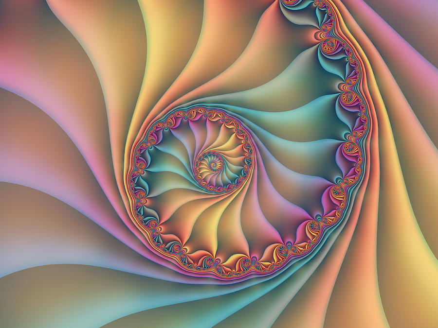 Satin Spiral Digital Art by Blair Gibb