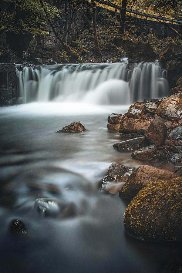 Satiny waterfalls Photograph by Vaclav Sonnek