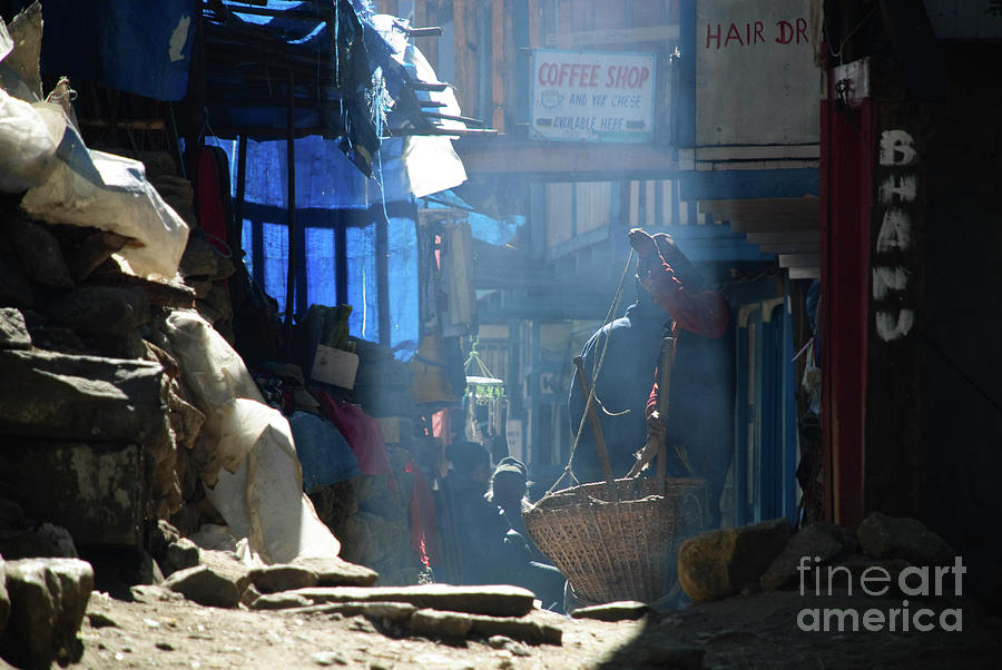 Saturday Market Namche Bazaar Nepal Photograph